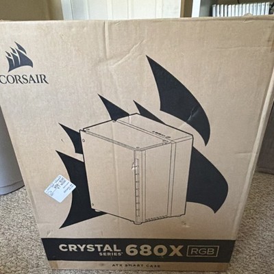 Corsair Crystal Series 680X RGB ATX Mid Tower Case White Tempered Glass