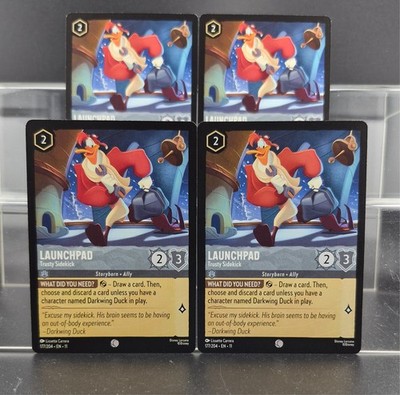 Disney Lorcana Launchpad - Trusty Sidekick 177/204 Winterspell Common 4 Cards