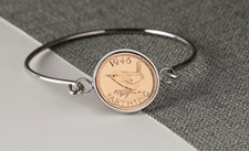1946 80th Birthday Farthing Bracelet-Engraving Optional