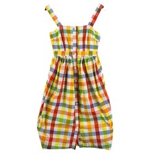 Christopher John Rogers Target Womens Plaid Sundress Size 4 Multicolor Gingham