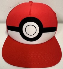 Official Pokemon Pokeball Youth Kids Snapback Baseball Hat
