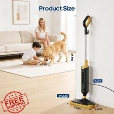 NEWBULIG Steam Mop Hardwood Tile Carpet Floor Cleaner 2 Pads