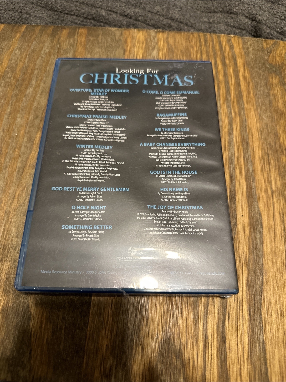 Looking for Christmas , The singing Christmas trees, First Baptist