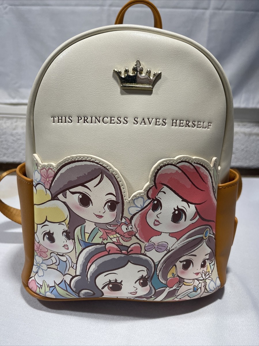 Loungefly Disney Chibi Characters This Princess Saves Herself Mini