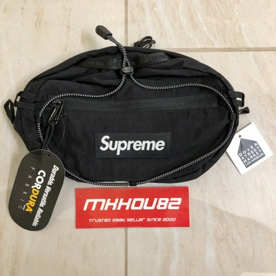 New Supreme Waist Bag Fanny Pack Black 