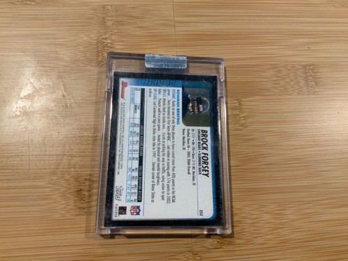 2003 Brock Forsey Rookie RC Boise State BSU Broncos Bowman Uncirculated Gold - Picture 2 of 2