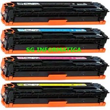KIT 4 TONER PER HP LASERJET PRO 320A CP1525 CP1525N CP1525NW CM1415FN CM1415FNW