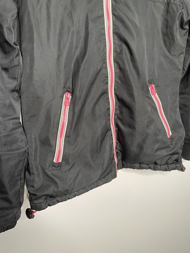 Superdry Sport Women's Black Pink Zip Up Light Hooded Jacket Size S - Picture 3 of 9