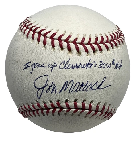 Jon Matlack Original Sports Autographed Items
