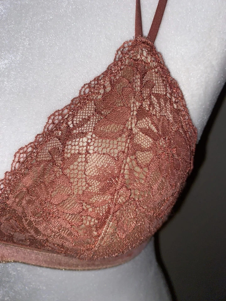 Sujetador b.tempt'd Wacoal Medio Malva Rústico Naranja Inalámbrico Acolchado Push Up 935204 Foto 4 de 4