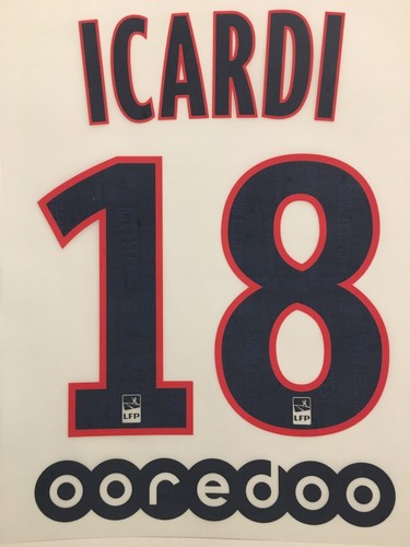 Flocage PSG Icardi 18 – Maillot Domicile 2019/2020 – Neuf Sans Boîte