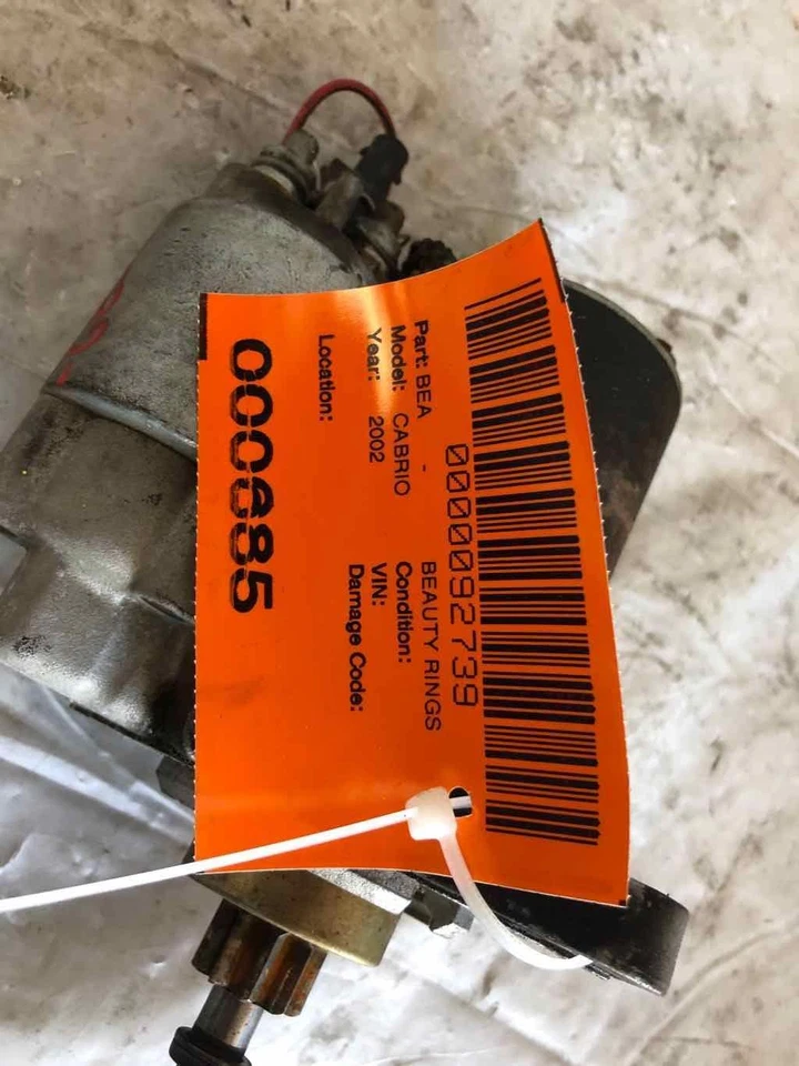 1995-2002 VOLKSWAGEN CABRIO GLS motor de arranque conversível 2.0L 4 cilindros - Imagem 4 de 4