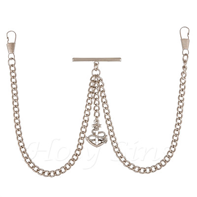 CATENA PER OROLOGIO Da Tasca In Acciaio Di 38Cm. EUR 10,00 - PicClick IT - Foto 3