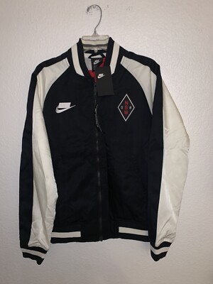 NWT MENS XS NIKE SPORTSWEAR NSW NYLON FULL ZIP BOMBER ATHLETIC JACKET $180