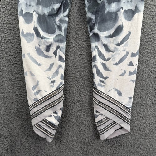 Lululemon Leggings Women Small Gray All Over Print Yoga Lounge Athletic Clouds - Picture 11 of 14