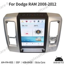 12.1" Android11 For Dodge Ram 2008-2012  car Gps Navigation Stereo Radio 4g 64g