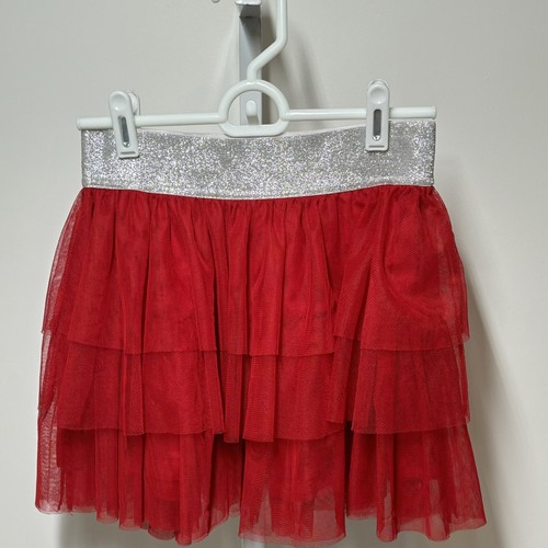 Circo Girls Holiday Red Tier Tulle Skirt Select Size - Picture 2 of 2