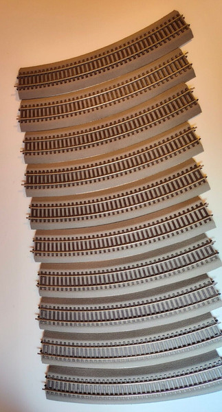 10 vías curvas  R5 Rocoline con balasto Ref: 42525