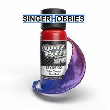 SPAZ STIX SZX05100 Color Change Airbrush Paint, Red/Blue, 2oz Bottle HRP