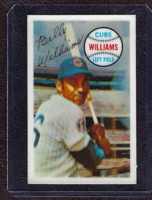 1970 Kellogg's Baseball Card #37 Billy Williams, Chicago Cubs, HOF, NM!