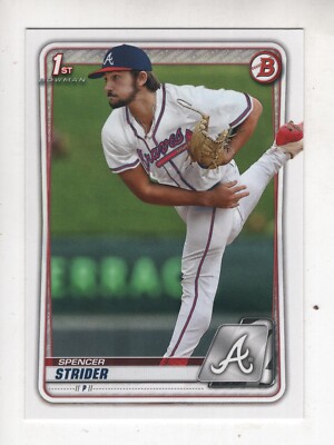 2020 Bowman Draft  Spencer Strider 1st Bowman Paper #BD-20 Rookie RCs
