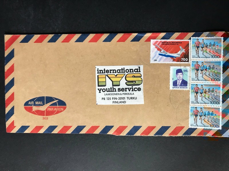 Indonesia #780//B242 Cover to Finland 1970-1999 Cover #996