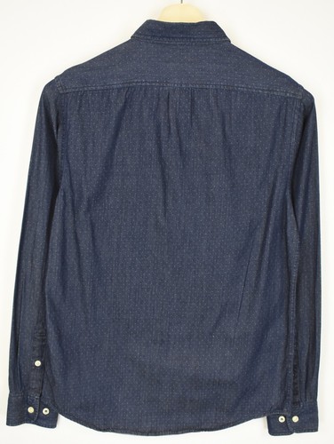 Lee Indigo Regular Fit Con Botones Para Hombre Con Cuello SMALL - Imagen 2 de 7
