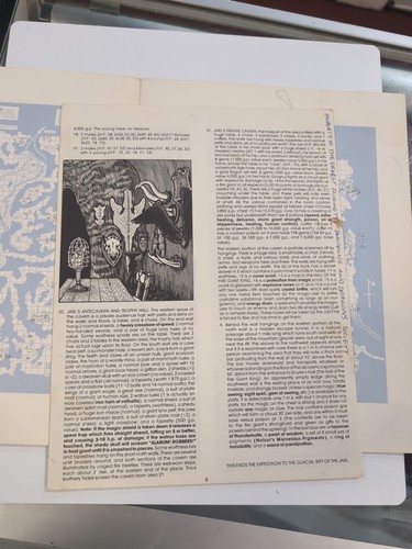 TSR AD&D MODULE G2 - GLACIAL RIFT OF THE FROST GIANT JARL - D&D GYGAX 9017 RPG - Picture 11 of 13