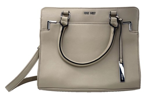 Nine West Grey Mini Backpack with Silver Trim s-l400.jpg main image 4