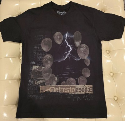 TRAVIS SCOTT OFFICIAL UTOPIA TOUR MERCH BLACK DELESTRO T-SHIRT SIZE M