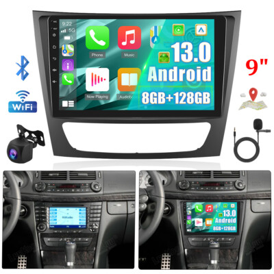 6G+128G Android 13 Carplay Car Radio GPS For Mercedes Benz E-W211 E320 E500 E350