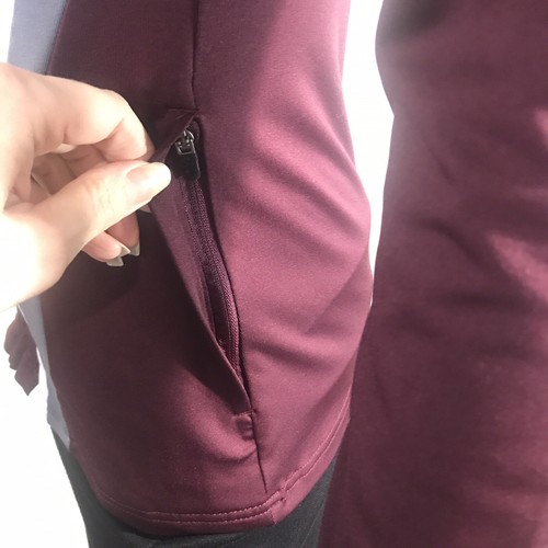Holloway Sportswear Women’s S Aerial Jacket Maroon/Graphite/White 229772 - Picture 7 of 19