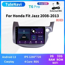 For Honda Fit Jazz Auto GPS 2008-2013 Carplay Car Radio RHD Multimedia Player