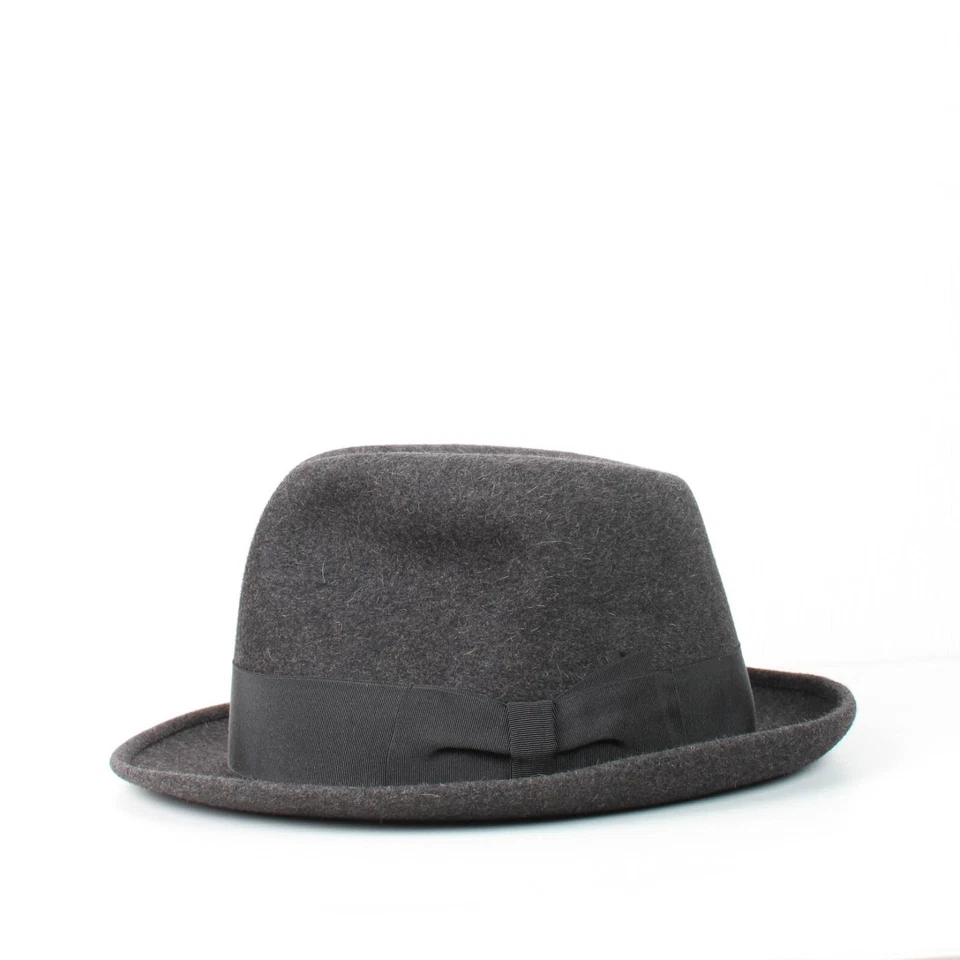 Sombrero Fedora de Fieltro Alessandria BORSALINO Talla 5 1/2 Foto 3 de 4