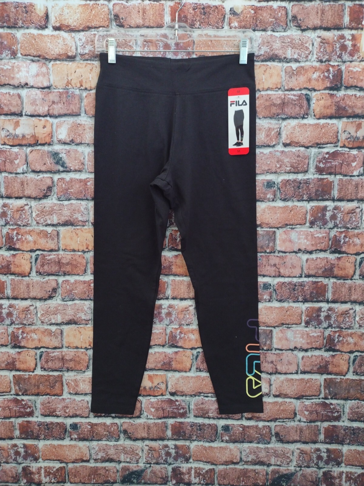 Leggings donna Fila neri medi