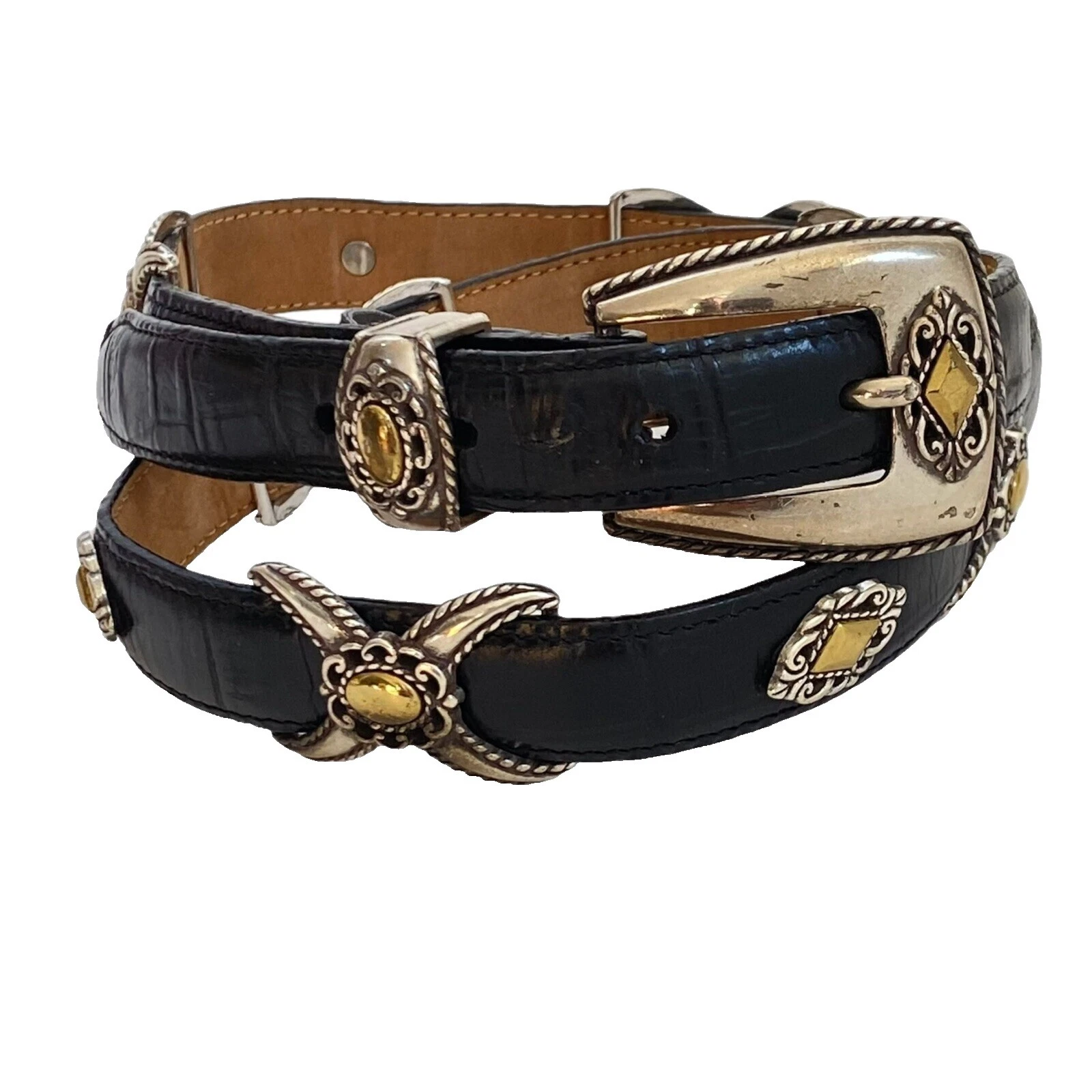 Cinturones de cinturón de cuero sintético Brighton para mujer