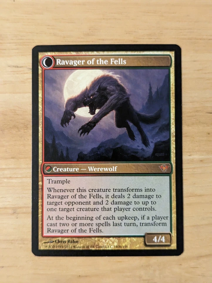 MTG Huntmaster of the Fells / Ravager of the Fells Dark Ascension 140/158 - Image 4 of 4
