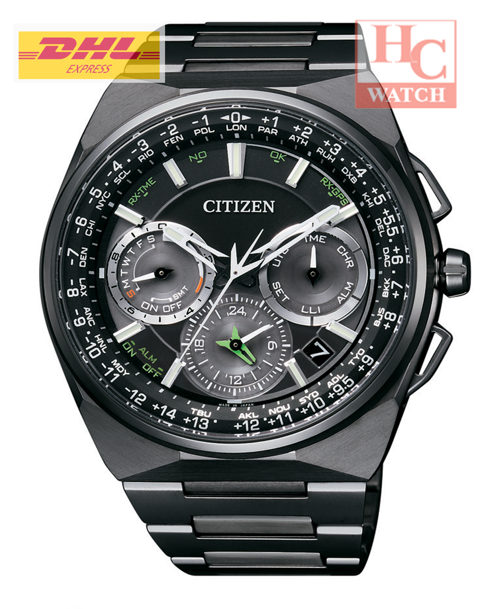 2枚で送料無料 シチズン CC9004-51E F900 チタン citizen 限定 GPS