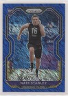 2020 Panini Prizm Football Blue Shimmer Prizm Nate Stanley #400