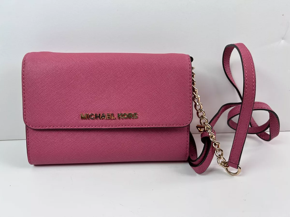 Michael Kors Collection Jet Set chain strap crossbody bag - PINK