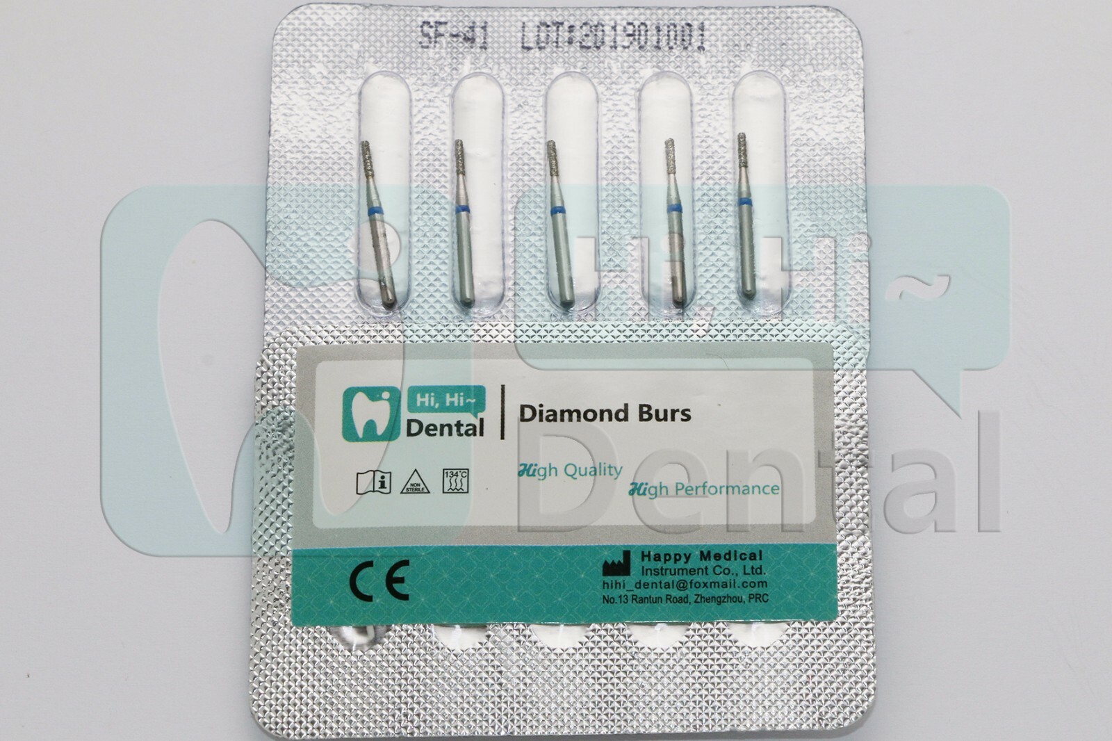 Frese Diamantate Cilindriche Con Estremita Piatta INTENSIV 835 10 19 4 Standard Preparazione Cavitaria - Foto 10