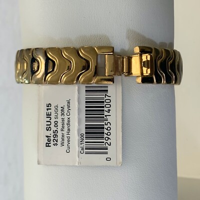 SEIKO LADIES SS GOLD TONE WATCH SUJE15 *NEW* R//$295 | eBay display picture 1