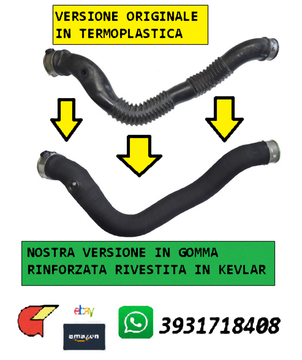 B M W Serie 1 E87 118D, 120D MANICOTTO INTERCOOLER TUBO ARIA 11617792316 11617810308 11617798439 11614722965 11617797701 16617792316