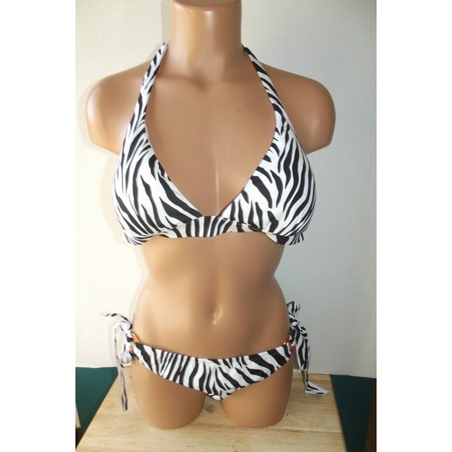 VICTORIA'S SECRET BLACK 2 PIECES SWIMSUIT SWIM SUIT X-SMALL NEW - Picture 3 of 6