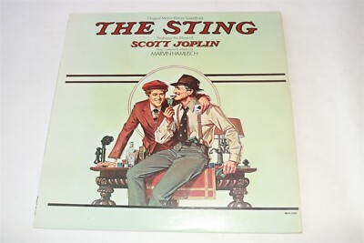 THE STING - Original Soundtrack - Scott Joplin LP Vinyl Record VG+