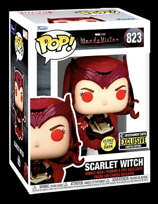 MARVEL WANDAVISION FUNKO POP #823 SCARLET WITCH COLLECTIBLE TOY