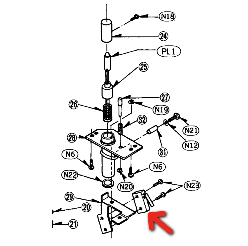 Technics Target pop-up stylus illuminator micro switch SL-1200 SL-1210 - Image 3 of 3