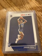 Jordan Poole 2019-20 Panini NBA Hoops Rookie RC #223 Warriors NBA Champ