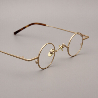 Ultralight Retro Small Round Literary Eyeglass frames Vintage Antique Glasses US