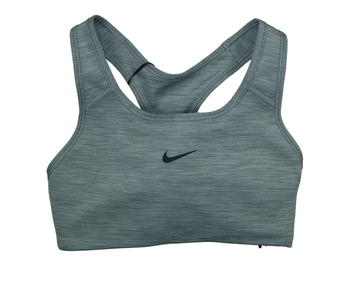 Nike Racerback Medium Impact Dri-Fit Athletic Sports Bra XS NWT Grey Heather